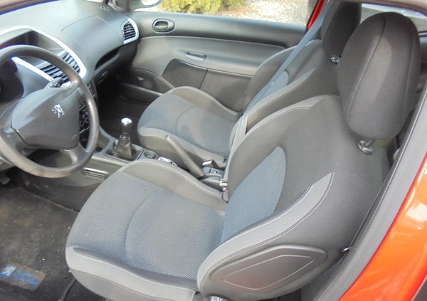 Peugeot 206 plus cena 8990 przebieg: 167000, rok produkcji 2010 z Mogilno małe 352